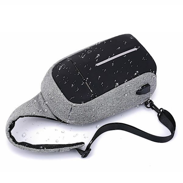Nintendo Switch -laukku reppu matkalaukku suojakotelo USB-latauksella Gray