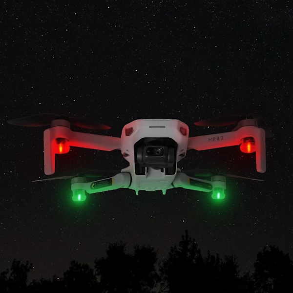 Dji fpv/mini se flash strobe lampe natflyvningslys til dji mavic air 2s /mavic mini 2/phantom 4 fimi x8 se drone tilbehør