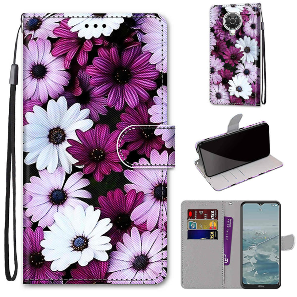 Etui til Nokia G20/g10 Malet Læder Cover Magnetisk Lukning -