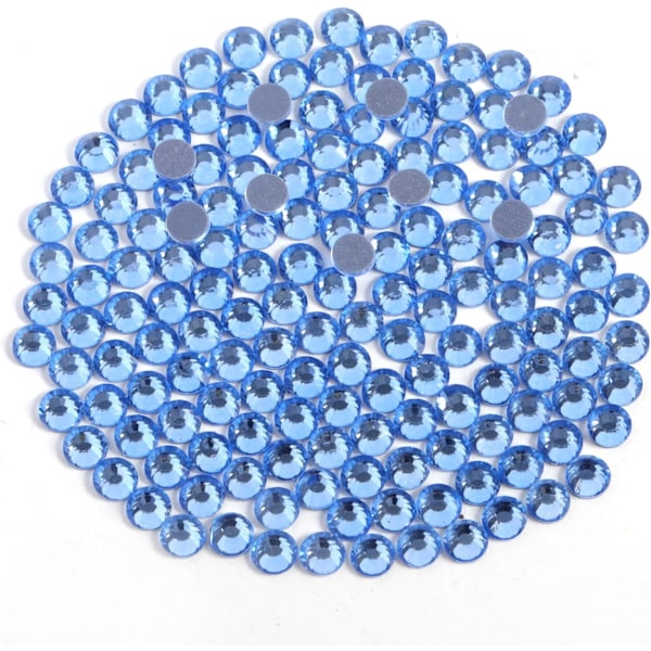 1600 Hot Fix, Ljussafir, SS20, 4,6-4,8 mm Kompatibel med Kläder & Hantverk Ljussafir SS20 Light Sapphire