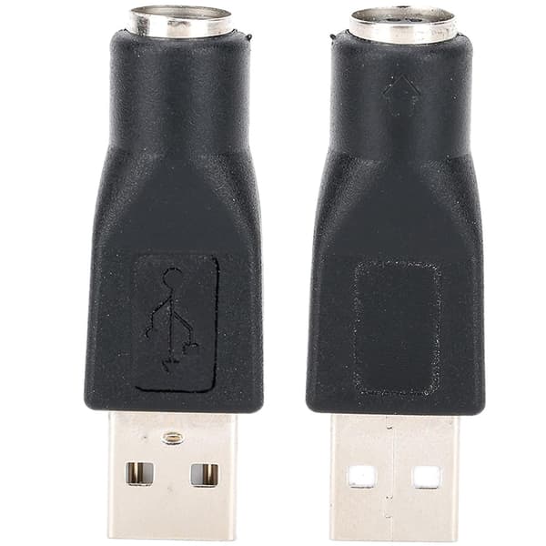 5 STK USB Han til PS/2 Hun Adapter Konverter til Tastatur Mus med PS/2 Interface
