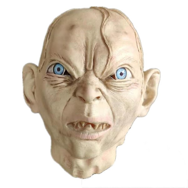 Gollum Latex Mask Halloween Skräck Sagan om Ringen Zombie Head