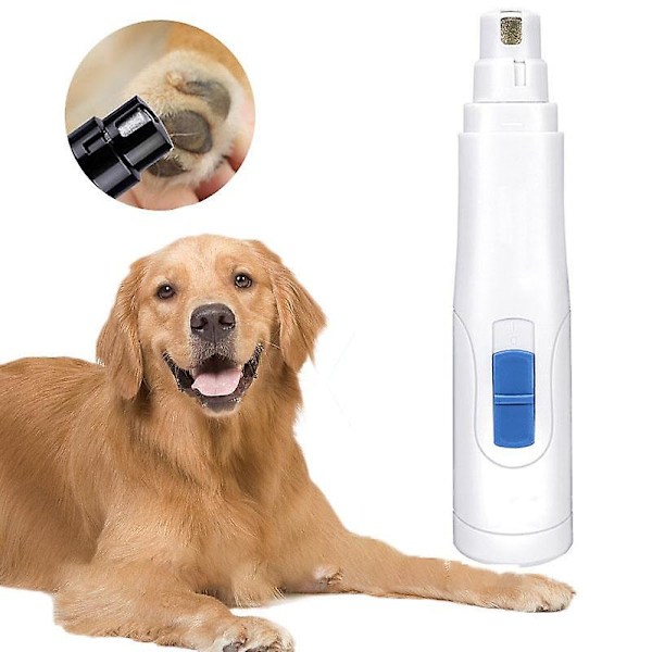 USB-laddande hundnagelslipar husdjursnagelklippare nagelvårdsverktyg Dark Blue