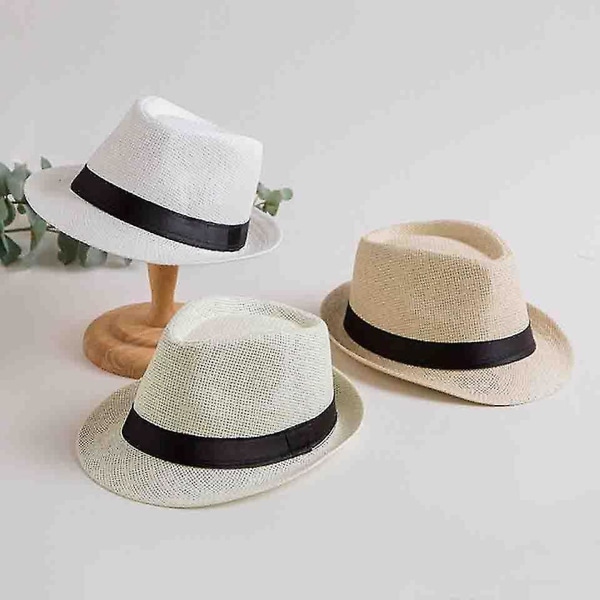 Solid Strå Sommerhatt for Kvinner C002-2 M