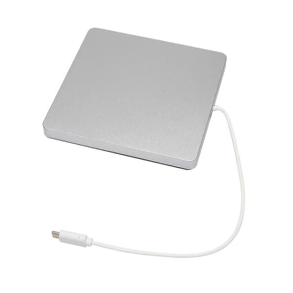[LCS] USB-C DVD CD-stasjon Ekstern omskriver Type-C DVD/CD-brenner Bærbar DVD-stasjon Støtter Windows8/7/Vista