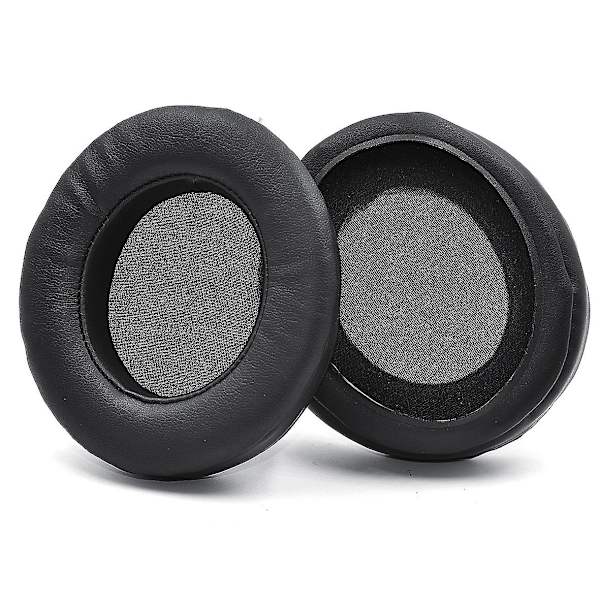 Öronkuddar Kompatibla med Razer Kraken 2019 / Kitty Edition/tournament/quartz/nari Essential/nari Ultimate Protein Leather Black