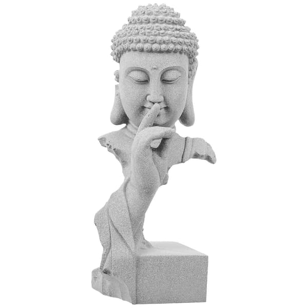 Buddha Staty Akvariedekoration för Akvarium Buddha Prydnad