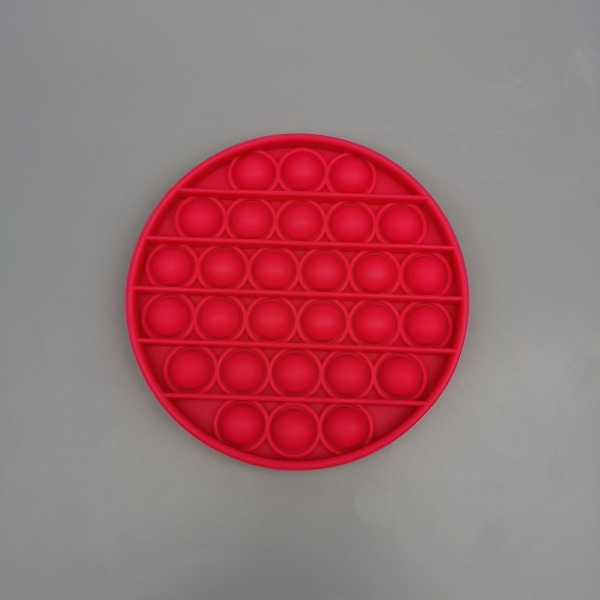 Cateleya silikon bubbla tryck pop leksak red