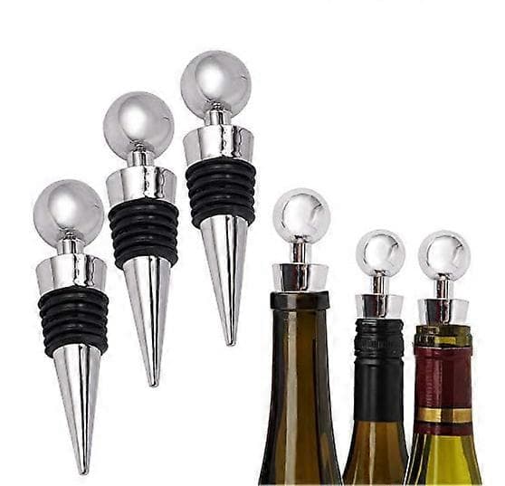 3-pack Matkvalitets Vinkorkar för Öl Champagne Rödvin