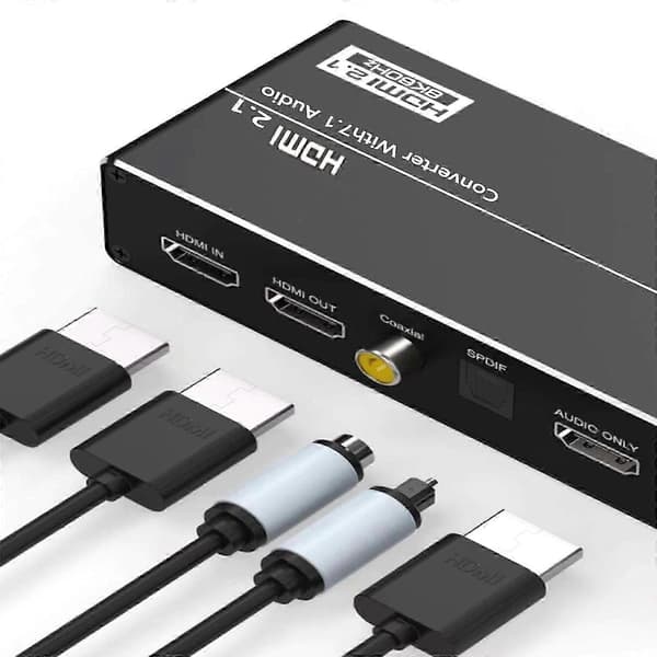 4K 120Hz Audio Extractor Splitter HDR 2.1 - Toslink SPDIF -muunnin