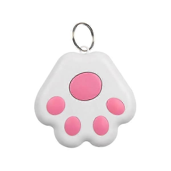 Mini GPS-tracker og locator til kæledyr, Bluetooth Anti-tabt til katte og hunde pink