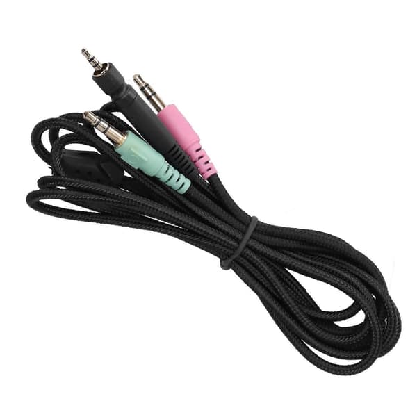 Lydkabel til gaming-headset kompatibelt med Sennheiser G4ME ONE/GAME ZERO/PC 373D/GSP350