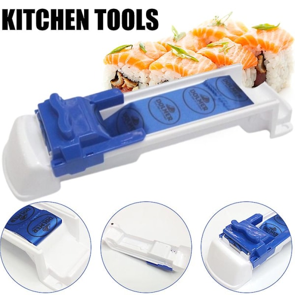 Dolmer Roller Machine Sushi Roller Vegetabiliskt köttrullningsverktyg för nybörjare Fyllda vindruvor och kål