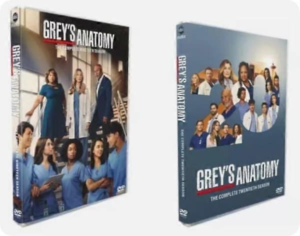 Grey's Anatomy Dramaserie Säsongerna 19-20 (DVD 7-Disc Set)