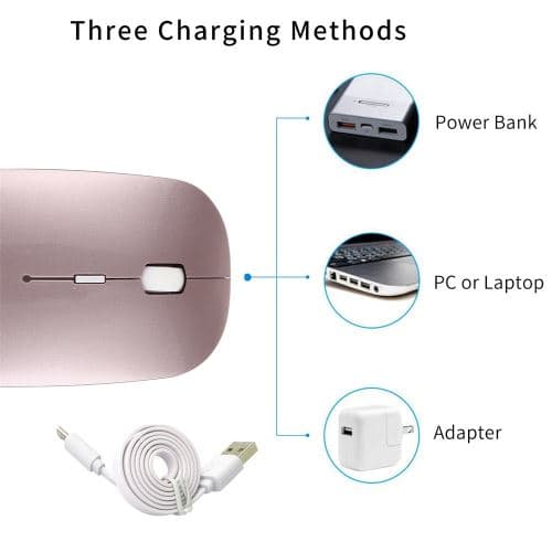 [LCS]Bluetooth 4.0 og 2.4G trådløs Dual Mode lydløs genopladelig