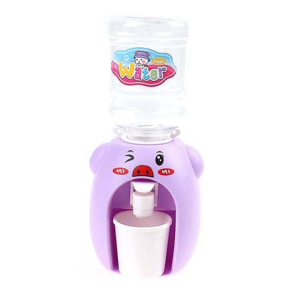 [LCS] Mini tecknad dricksvattendispenser leksak kökslekstuga leksaker PINK