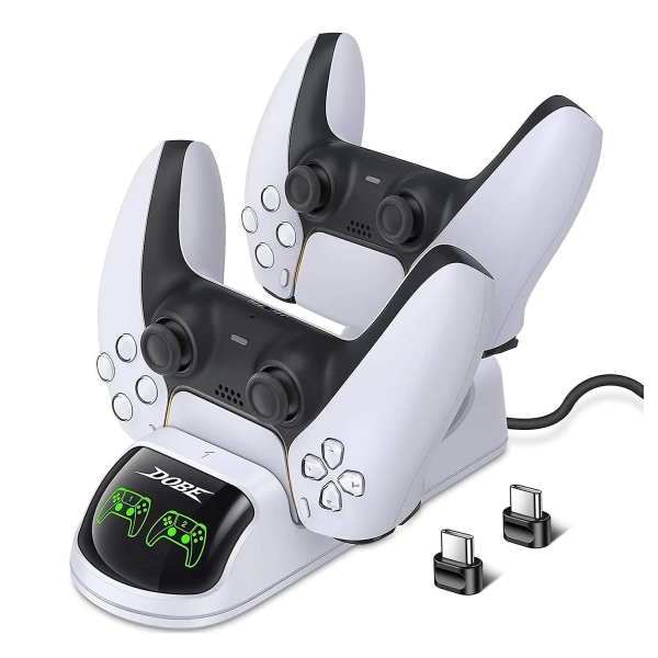 2020 Ps5 Controller Joypad Joystick Håndtag Usb Oplader Dobbelt Usb Hurtig Opladnings Dockingstation Til Playstation 5