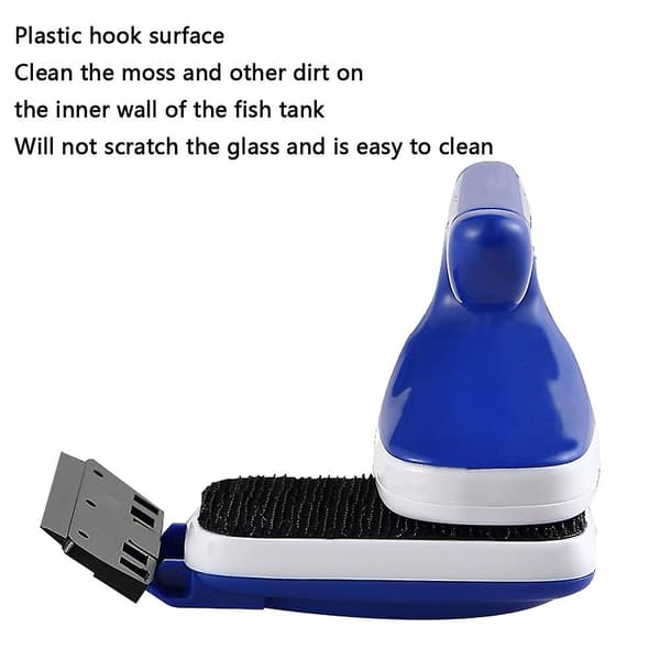 [LCS] Aquarium Cleaner with Floating Function, Magnetic Algae Scraper for Aquarium and Scratch-Free Glass Cleaning for Safe and Thorough Cleaning, Convenient
