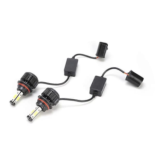 [LCS]9007 LED-strålkastarlampor 2 st 6000K kallvit för bilar