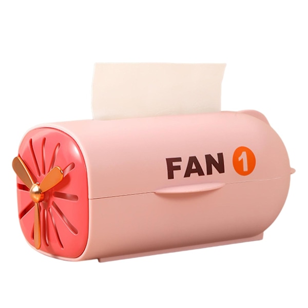 Flyformet servietboks med fjederdesign, automatisk løft, skridsikker, holdbar, tyk Pink