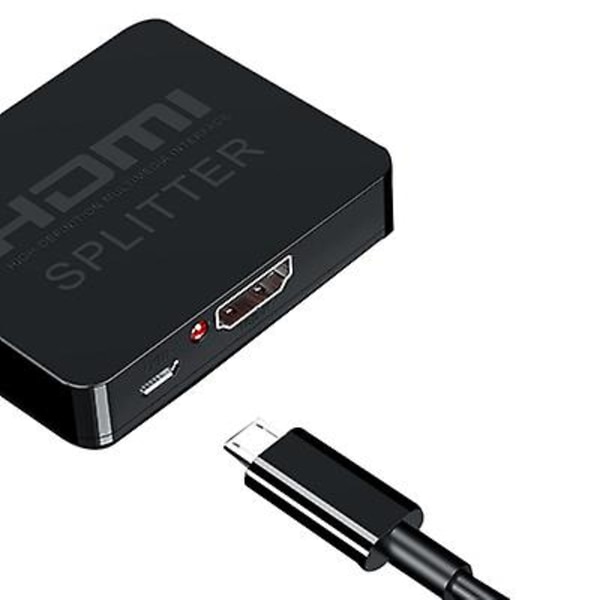 Mini HDMI -jakaja 1 sisään 2 ulos, 4K*2K video näytöllä white