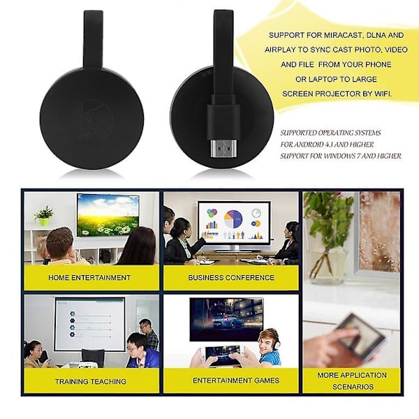 Digitaalinen HDMI Media Video Streamer Langaton HDMI Sama Näyttö Laite