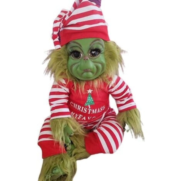 Grinchen Återfödd Baby Grinch Gosedjur Julplyschdocka