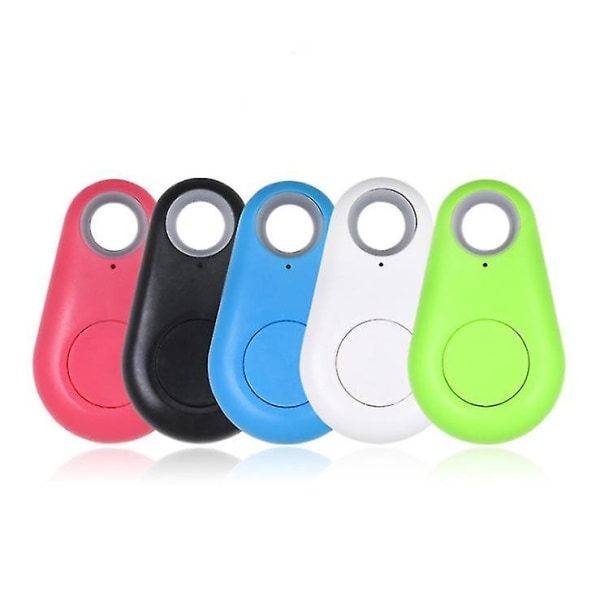 Nyckelringformad Smart Bluetooth Anti-förlorad Enhet GPS Tracker (Svart)