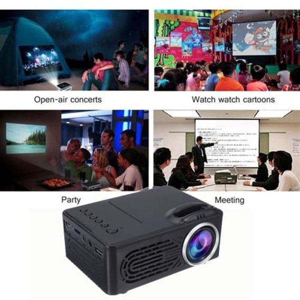 Miniprojektor med 4000 lumen Full HD 1080P LED Hifi Home Cine