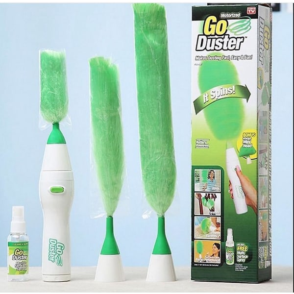 Electric Go Duster Dust Multi Function Motorized Spins Rengöring