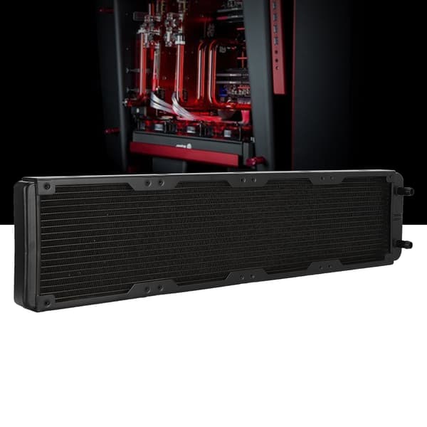 [LCS] 18-rørs vandkølingsradiator metalvarmeveksler computer industrielle instrumenttilbehør