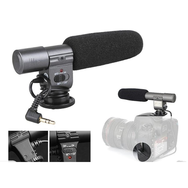 Mikrofon För Videmikrofon För Videokamera Dslr Camerao C