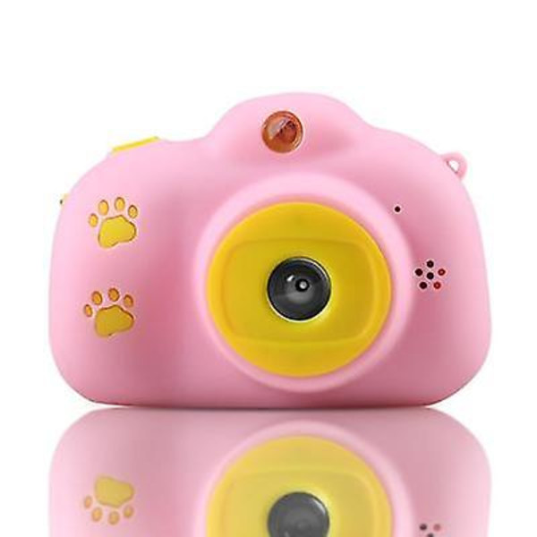 Selfie-kamera för barn, digital videokamera, inklusive 16 GB SD-kort pink