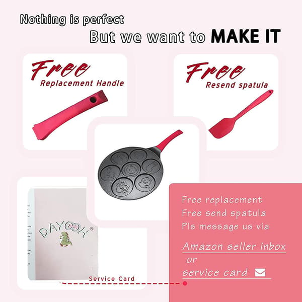 [LCS] Pannkaksformar för barn Nonstick Crepe Pan Gri