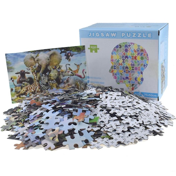 1000 Bitar Pussel Vuxen Återvunnet Material Pussel Avkoppling Meditation Spring