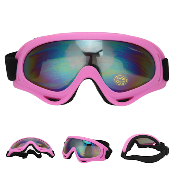 Ski Snow Goggles for Barn Gutter Øyne Anti-dugg Dobbelt Lag Linse Unisex Skiutstyr