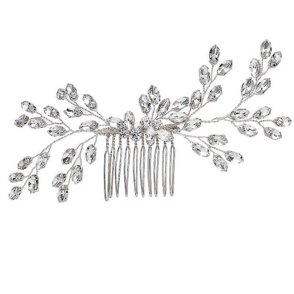 Idal Bryllupskrystallkam Silver