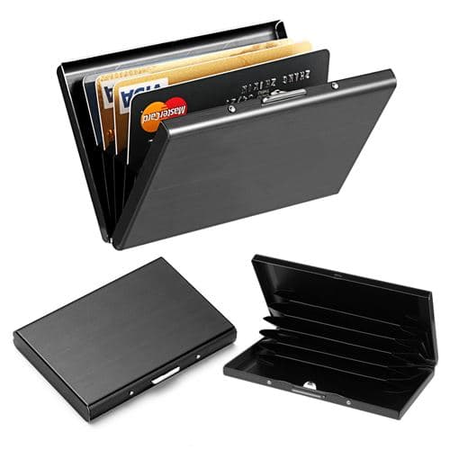 [LCS]RFID-blokkerende kredittkortholder for menn – svart