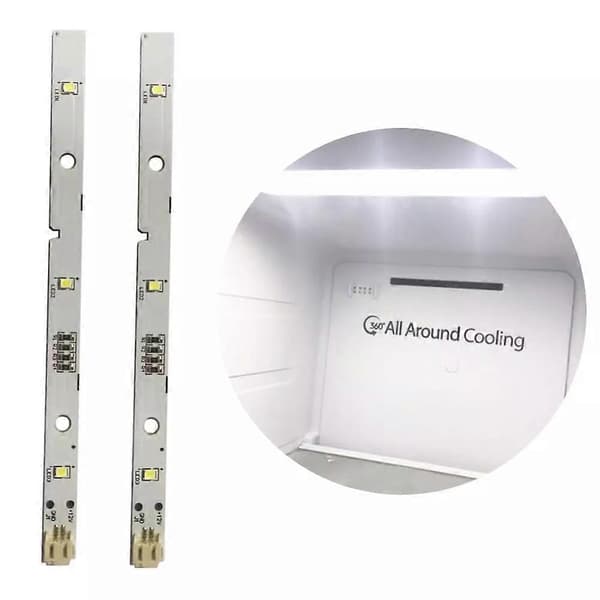 2 stk for/Hisense kjøleskap LED-lysstriper MDDZ-162A 1629348