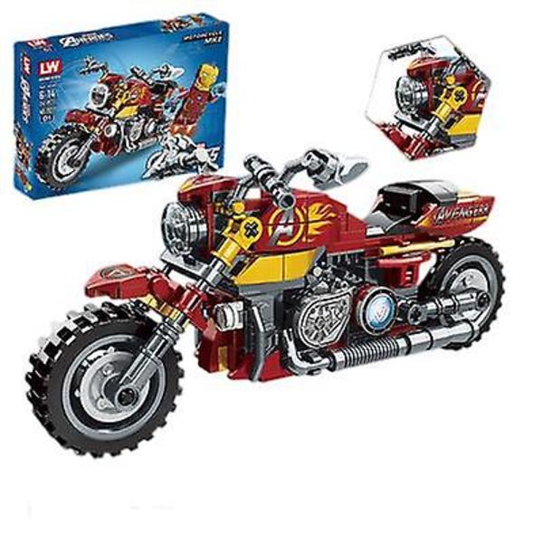Captain America Motorcykel Samlede Byggeklodser