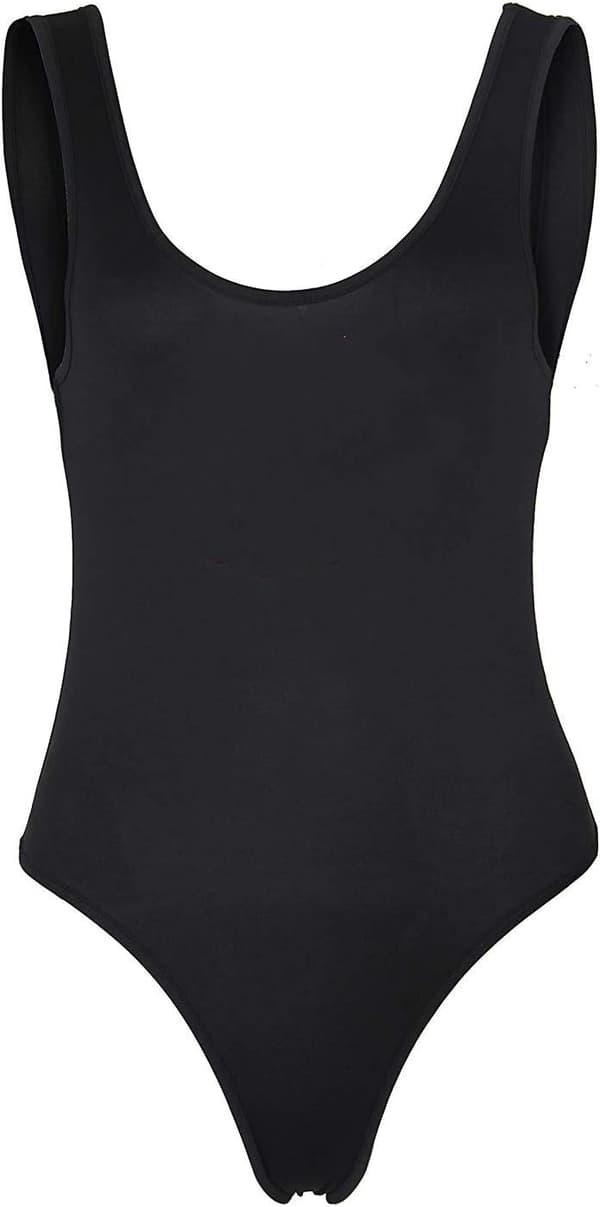 [LCS]le Fish Damkläder 80-talsdräkter Läppar Tryckta Neon Retro Scoop-Neck Thong Bodysuits Enkellager Plus Size