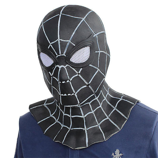 Spider Man Maske Helteekspedisjon Hodeplagg Maske Svart Sneaked Hal