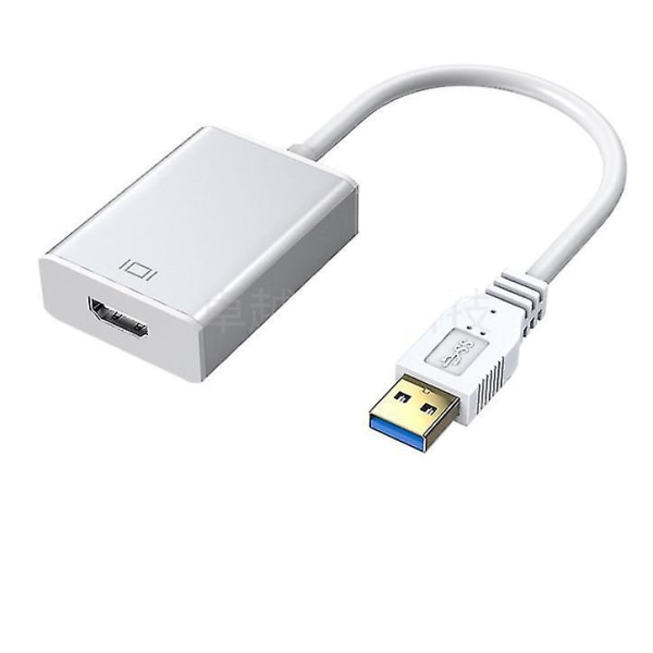 USB 3.0 till HDMI-adapter, 1080P Full HD Video Audio Multi Monitor