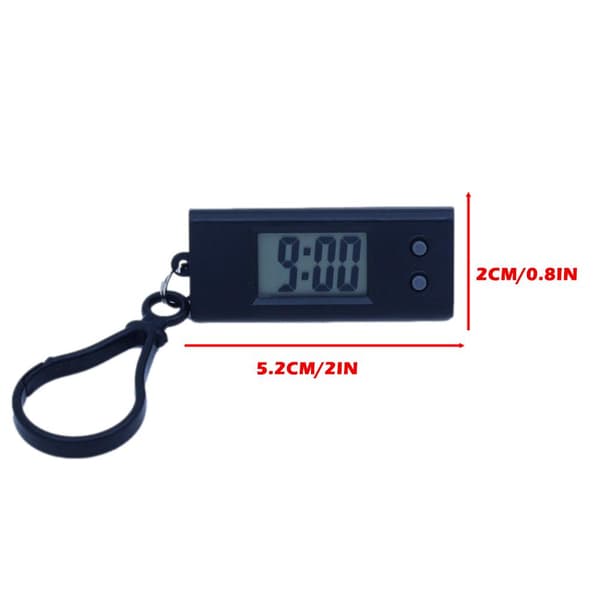 [LCS]Tyst ABS Digital Elektronisk Klocka Student Tentamen Studie Bibliotek P Black One-size