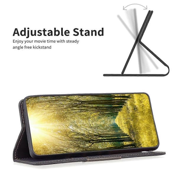 [LCS] För Infinix Zero X / X Pro Magnetiskt skarvande läderfodral för telefon Black