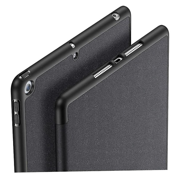 Beskyttelsesetui til iPad 10.2 tommer 2021/2020/2019 model, 9./8./7. generation, Auto Vågn/Sov Cover Black