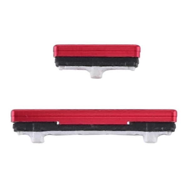 [LCS]Til Samsung Galaxy Note 10 4G SM-N970 2 stk./sæt OEM tænd/sluk- og lydstyrkeknapper Multicolor Red