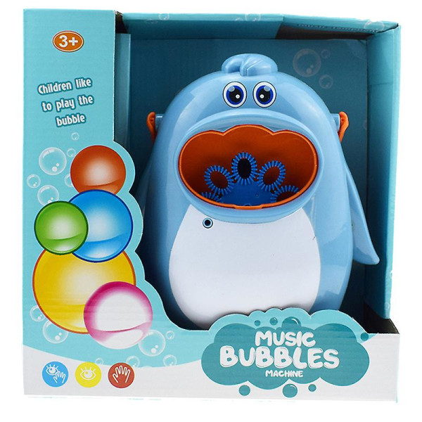 Söt tecknad Bubble Machine Lätt att använda Bärbar Automatisk Bubble Maker Machine för pojkar och flickor Snow Goose Bubble Machine Pink