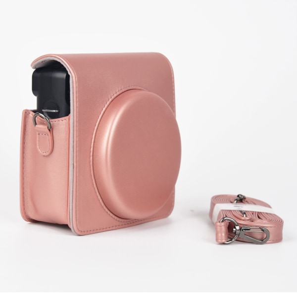 Skyddande PU-läderfodral för Fujifilm Instax Square SQ6 - Rosa