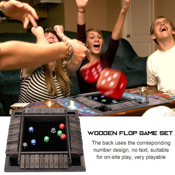 Four Side Flop -numeropeli, lelut, vanhempi-lapsi lautapeli baariin
